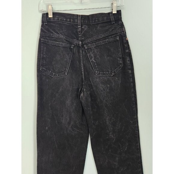Vintage EXP Jeans No. 128 Black Made USA Denim Casual Mom Hi-Rise Womens 5 EUC - Picture 6 of 14
